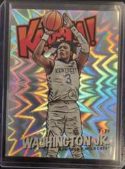 TyTy Washington Jr. Basketball Cards 2022 Panini Chronicles Draft Picks Kaboom Prices