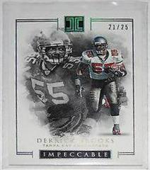 Derrick Brooks #12 Football Cards 2016 Panini Impeccable Prices