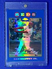 Ken Griffey Jr. [Blue Refractor] Baseball Cards 2008 Topps Chrome Prices