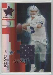 Tony Romo [Ruby] Football Cards 2007 Leaf Rookies & Stars Longevity Prices