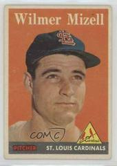Wilmer Mizell #385 Baseball Cards 1958 Topps Prices