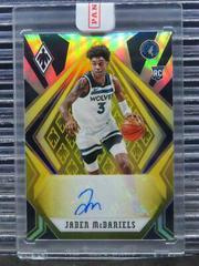 Jaden McDaniels [Gold] Basketball Cards 2020 Panini Chronicles Phoenix Rookie Autographs Prices