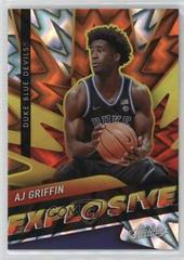 AJ Griffin Basketball Cards 2022 Panini Chronicles Draft Picks Explosive Prices