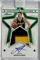 Nikola Jokic [Emerald] #6 Basketball Cards 2022 Panini Flawless Star Swatch Signature Prices