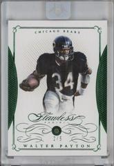 Walter Payton [Emerald] #100 Football Cards 2015 Panini Flawless Prices