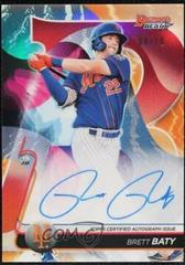 Brett Baty [Red Refractor] Baseball Cards 2020 Bowman's Best of 2020 Autographs Prices