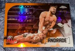 Andrade [Orange] Wrestling Cards 2020 Topps WWE Chrome Prices
