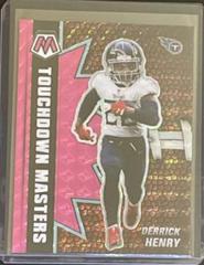 Derrick Henry [Pink Fluorescent] #TM-3 Football Cards 2021 Panini Mosaic Touchdown Masters Prices