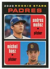 Andres Munoz & Michel Baez #262 Baseball Cards 2020 Topps Heritage Rookie Performers Prices