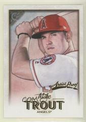 Mike Trout [Artist Proof] Baseball Cards 2018 Topps Gallery Prices