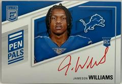 Jameson Williams [Red Ink] #PP-JW Football Cards 2022 Panini Donruss Elite Pen Pals Autographs Prices