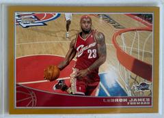 LeBron James [Gold] Basketball Cards 2009 Topps Prices