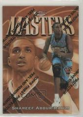 Shareef Abdur-Rahim [Refractor] #43 Basketball Cards 1997 Finest Prices