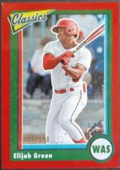 Elijah Green [Red] #26 Baseball Cards 2023 Panini Chronicles Classics Prices
