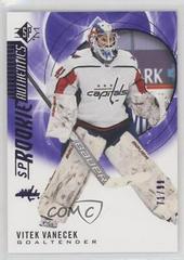 Vitek Vanecek [Purple] #138 Hockey Cards 2020 SP Prices