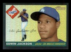 Edwin Jackson [Black Retrofractor] Baseball Cards 2004 Topps Heritage Chrome Prices