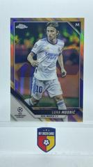 Luka Modric [Purple Refractor] Soccer Cards 2021 Topps Chrome UEFA Champions League Prices