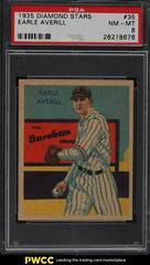 Earle Averill #35 Baseball Cards 1935 Diamond Stars Prices