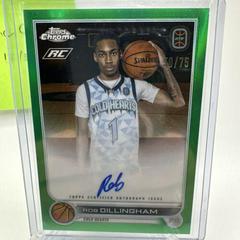 Rob Dillingham [Green] #CA-RD3 Basketball Cards 2022 Topps Chrome OTE Overtime Elite Autographs Prices