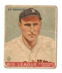Ed Brandt Baseball Cards 1933 World Wide Gum Prices