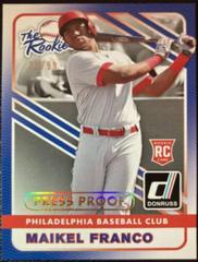 Maikel Franco #5 Baseball Cards 2015 Donruss the Rookies Prices
