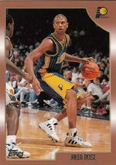 Jalen Rose Basketball Cards 1998 Topps Prices