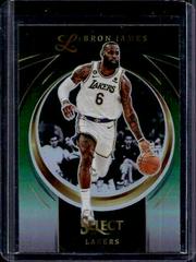 LeBron James [Green] #18 Basketball Cards 2022 Panini Select Certified Prices