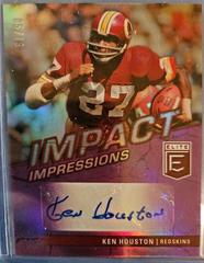 Ken Houston [Purple] Football Cards 2022 Panini Donruss Elite Impact Impressions Autographs Prices