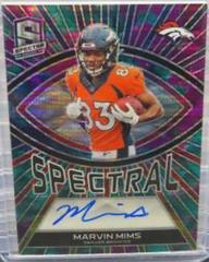 Marvin Mims #17 Football Cards 2023 Panini Spectra Rookie Autograph Celestial Prices