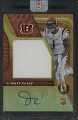 Ja'Marr Chase [Rookie Jersey Autograph Double] #253 Football Cards 2021 Panini Gold Standard Prices