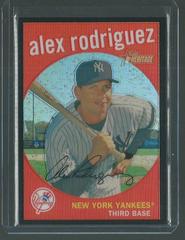 Alex Rodriguez [Black Border Refractor] Baseball Cards 2008 Topps Heritage Chrome Prices