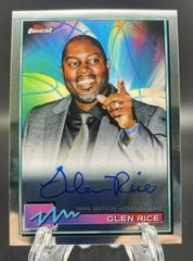 Glen Rice #FA-GR Basketball Cards 2021 Topps Finest Autographs Prices