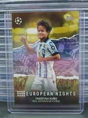 Takefusa Kubo [Gold Foilboard] #EN-26 Soccer Cards 2023 Topps UEFA Club European Night Prices