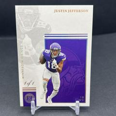 Justin Jefferson [Diamond] #98 Football Cards 2022 Panini Encased Prices