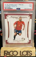 Andres Iniesta [Bronze] Soccer Cards 2018 Panini National Treasures Prices