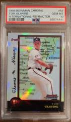 Tom Glavine [Refractor] #57 Baseball Cards 1998 Bowman Chrome International Prices