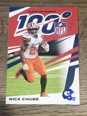 Nick Chubb [Blue] #23 Football Cards 2019 Panini Chronicles Prices