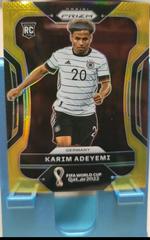 Karim Adeyemi [Gold] #111 Soccer Cards 2022 Panini Prizm World Cup Prices