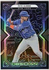 Pete Alonso [Purple] #26 Baseball Cards 2022 Panini Chronicles Obsidian Prices