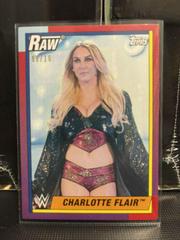 Charlotte Flair [Red] #8 Wrestling Cards 2021 Topps Heritage WWE Prices