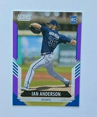 Ian Anderson [Purple] Baseball Cards 2021 Panini Chronicles Score Prices