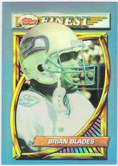Brian Blades [Refractor] #10 Football Cards 1994 Topps Finest Prices