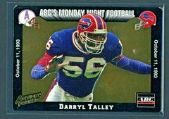 Darryl Talley #25 Football Cards 1993 Action Packed Monday Night Football Prices