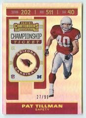 Pat Tillman [Championship Ticket] Football Cards 2019 Panini Contenders Prices