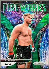 Stipe Miocic [Green Pulsar] #3 Ufc Cards 2022 Panini Prizm UFC Fireworks Prices