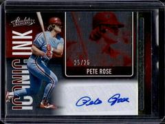 Pete Rose #II-PR Baseball Cards 2022 Panini Absolute Iconic Ink Autographs Prices