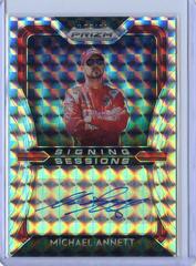 Michael Annett [Silver Mosaic] #SS-MA Racing Cards 2020 Panini Prizm Nascar Signing Sessions Autographs Prices