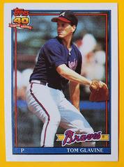 Tom Glavine #82 Baseball Cards 1991 Topps Tiffany Prices