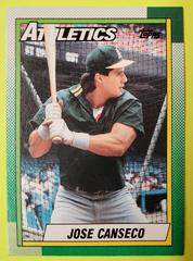 Jose Canseco Baseball Cards 1990 Topps Tiffany Prices