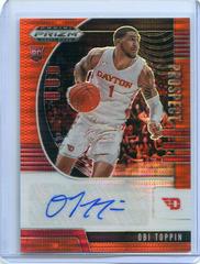 Obi Toppin [Orange Pulsar] Basketball Cards 2020 Panini Prizm Draft Picks Autographs Prices